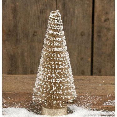 Champaign White Glitter Tree 8 - The Fox Decor